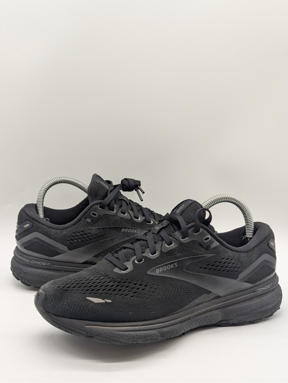 Brooks Ghost 15 Running Shoes Women's Size 8 Wide / Kids 6.5Y Black 1203801D020